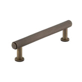 Burlington Piccadilly Knurled Cabinet Handles 128mm Antique Brass - Burlington Range
